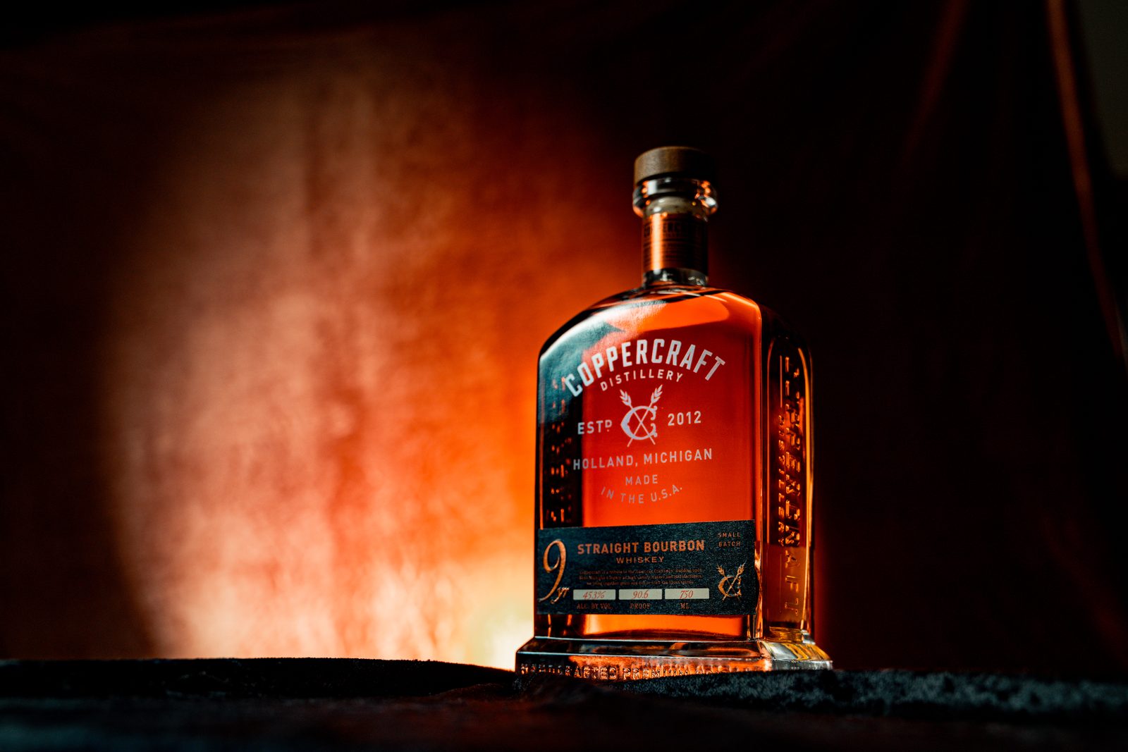 Coppercraft 9-Year Straight Bourbon bottle